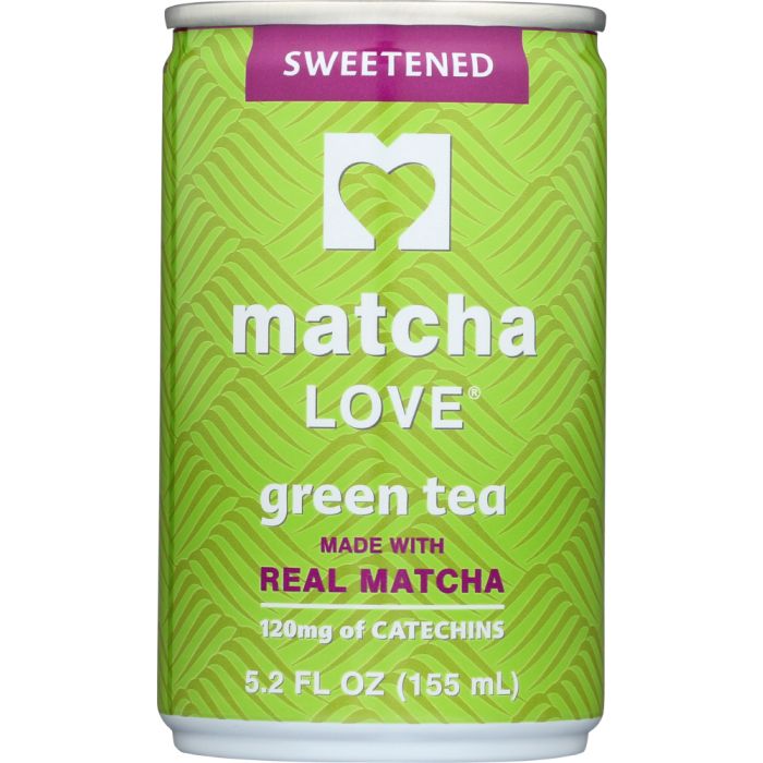 MATCHA LOVE: Japanese Matcha + Green Tea Sweetened, 5.2 fo
