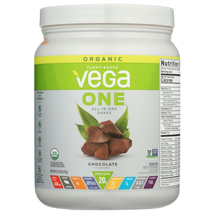VEGA: One Organic Protein Choco, 13.2 OZ