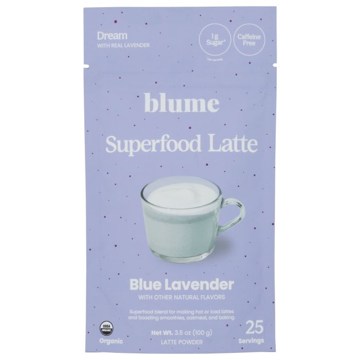 BLUME: Blue Lavender Superfood Latte, 3.5 oz