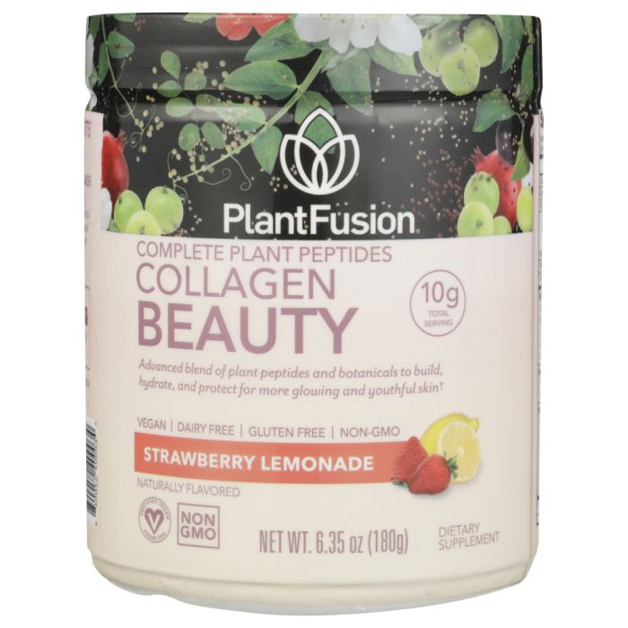 PLANTFUSION: Collagen Beauty Strawberry Lemonade, 6.35 oz