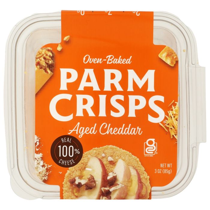 PARM CRISPS: Cheddar, 3 oz