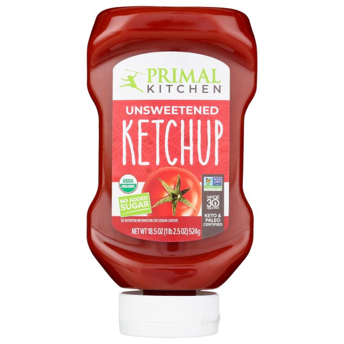PRIMAL KITCHEN: Ketchup Unsweet Org Sqz, 18.5 oz