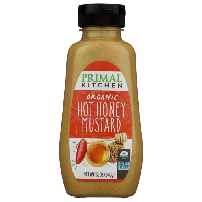 PRIMAL KITCHEN: Organic Hot Honey Mustard, 12 oz