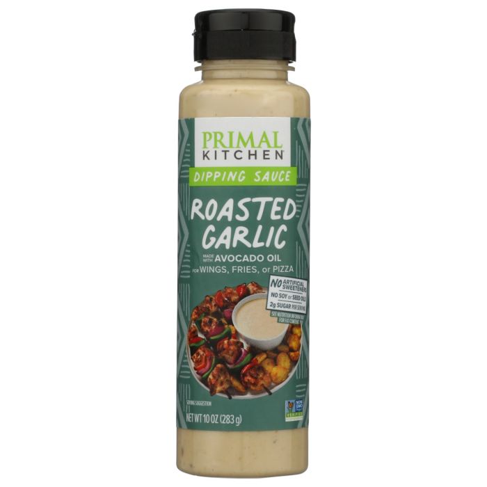 PRIMAL KITCHEN: Roasted Garlic Dipping Sauce, 10 oz