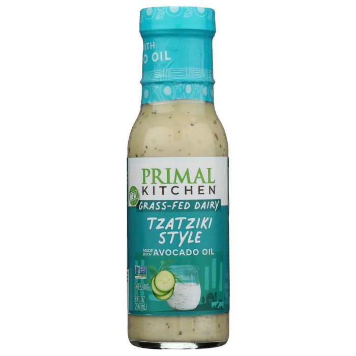 PRIMAL KITCHEN: Tzatziki Dairy Dressing, 8 fo