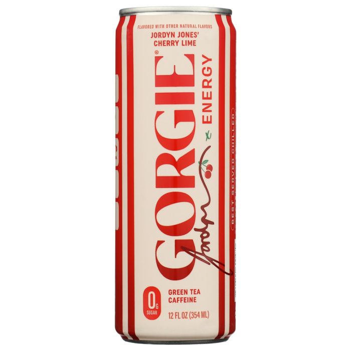 GORGIE: Jordyn Jones Cherry Lime Energy Drink, 12 fo