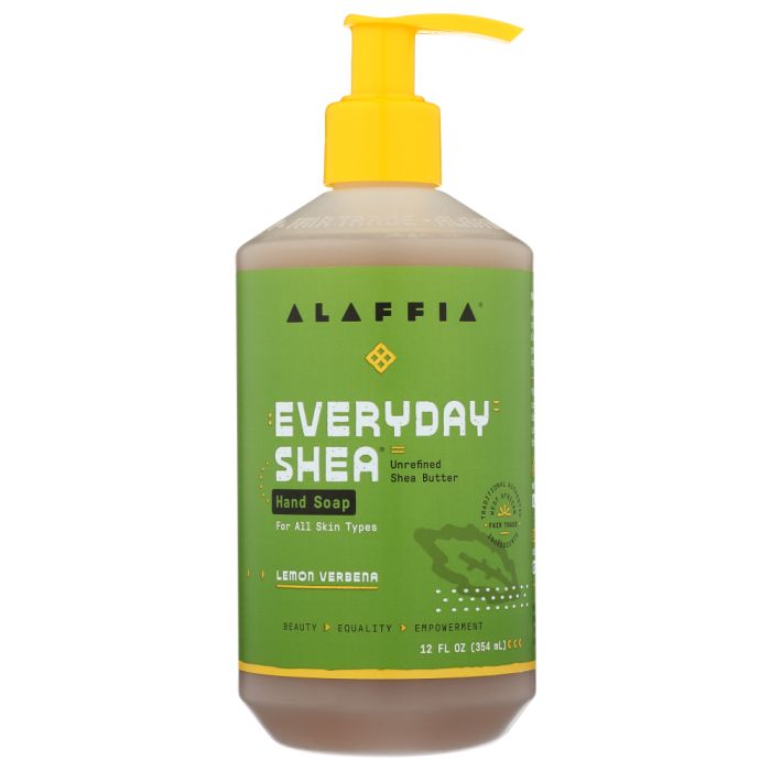 ALAFFIA: Everyday Shea Hand Soap Lemon Verbena, 12 fo