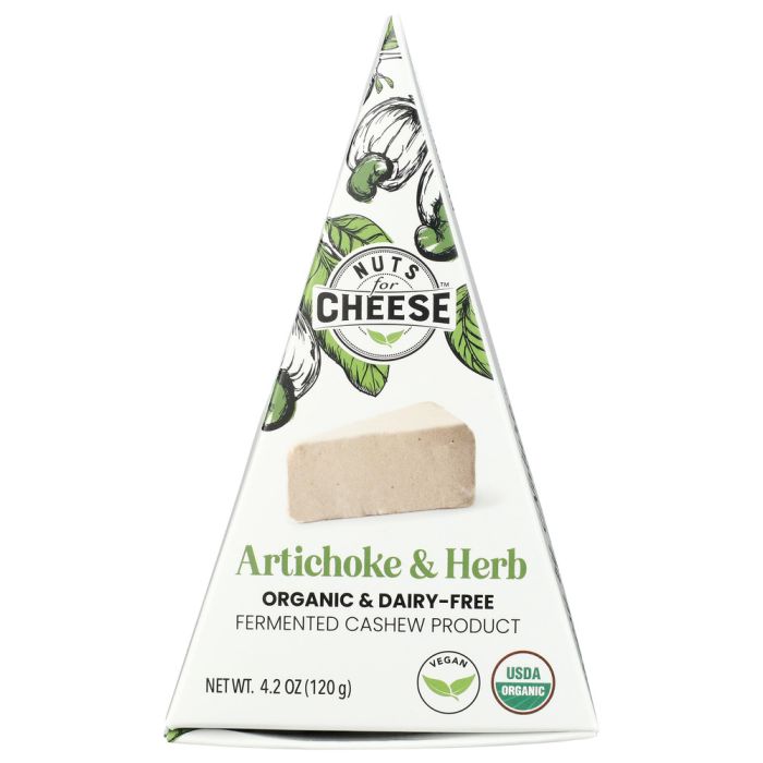 NUTS FOR CHEESE: Cheese Artichoke Herb Ew, 4.2 oz