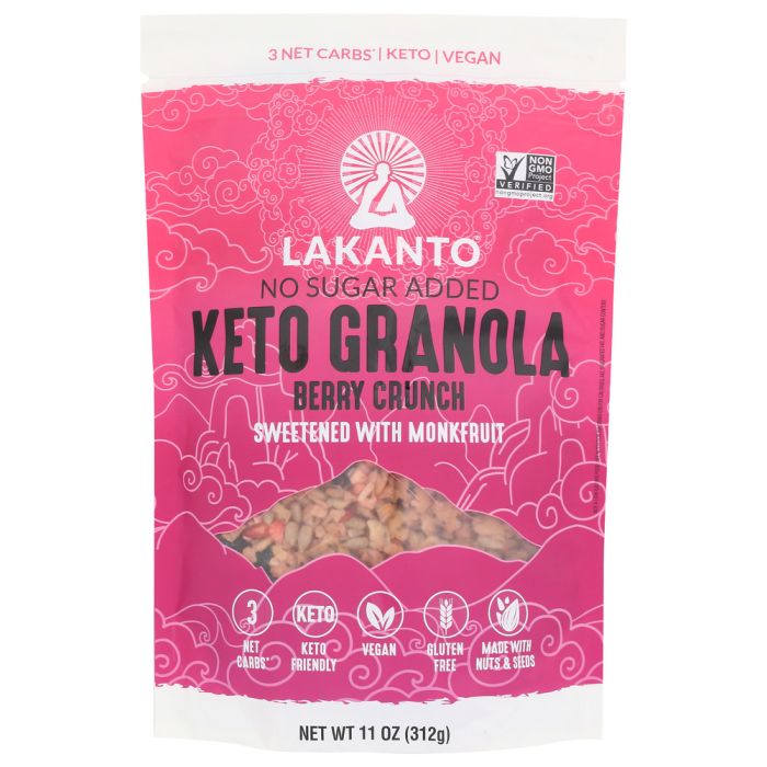 LAKANTO: Granola Berry Crnch Keto, 11 oz