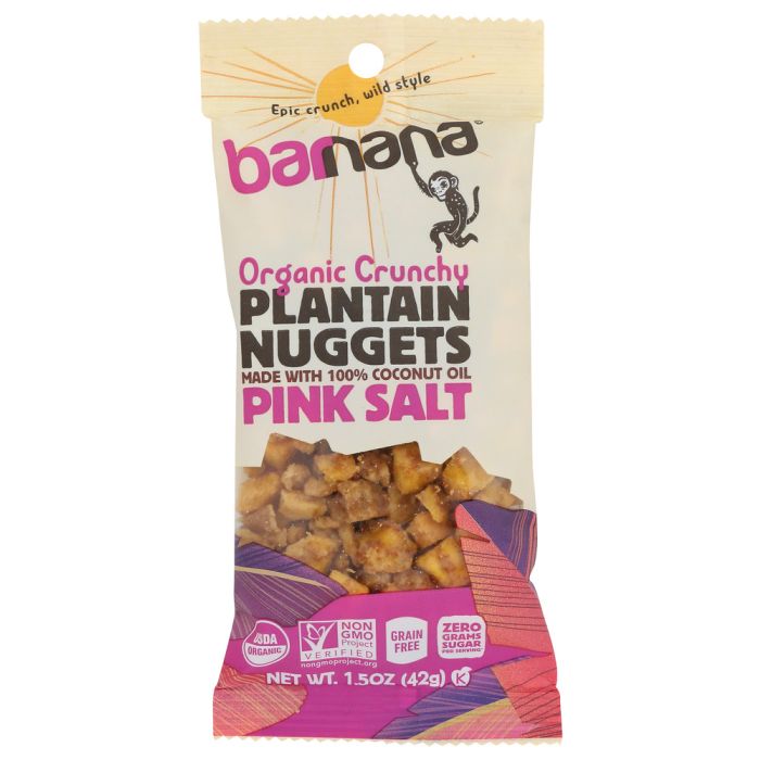 BARNANA: Nuggets Plantain Pnk Org, 1.5 OZ