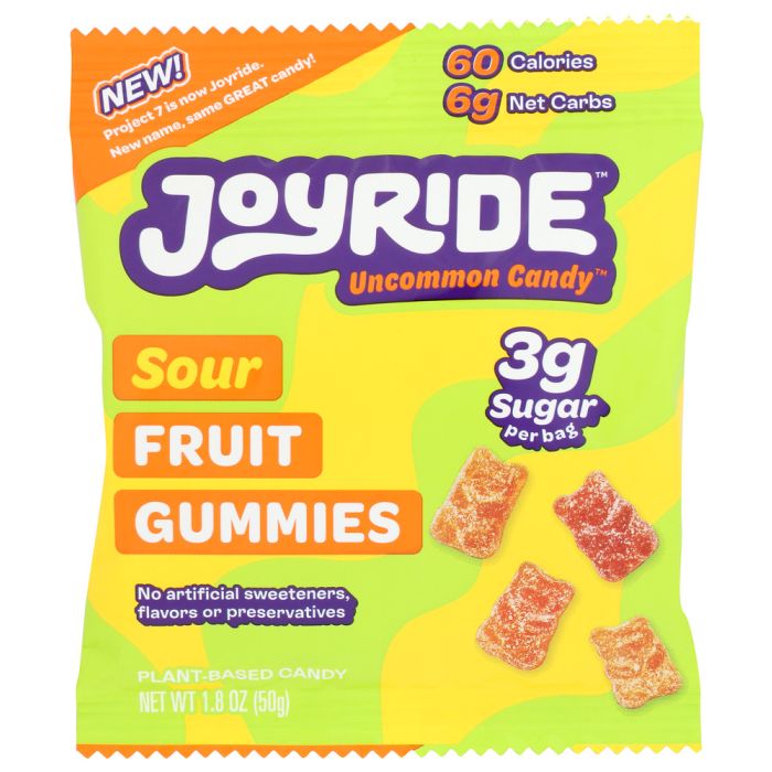 PROJECT 7: Gummies Sour Low Sugar, 1.7 oz