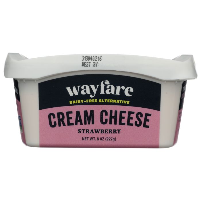 WAYFARE: Strawberry Cream Cheese Dairy Free, 8 oz