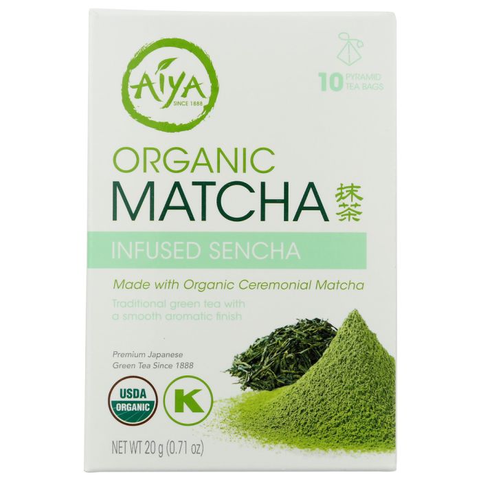 AIYA: Infused Sencha Organic Matcha, 1 ea