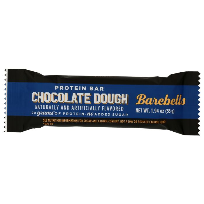 BAREBELLS: Chocolate Dough Protein Bar, 1.94 oz