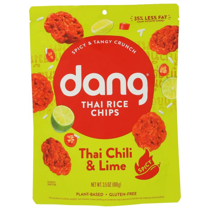DANG: Thai Chili and Lime Thai Rice Chips, 3.5 oz