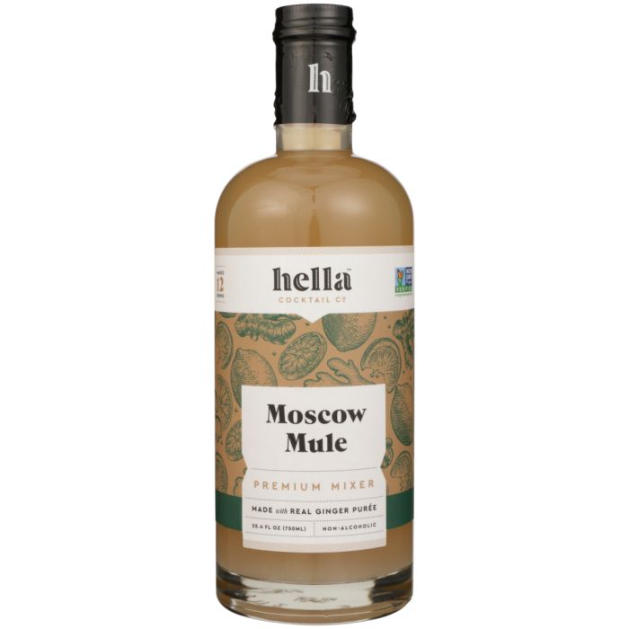 HELLA COCKTAIL: Moscow Mule Premium Mixer, 25.4 fo