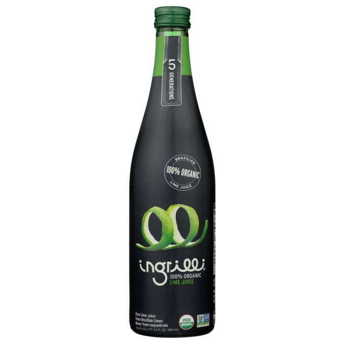 INGRILLI: Organic Lime Juice , 16.9 fo