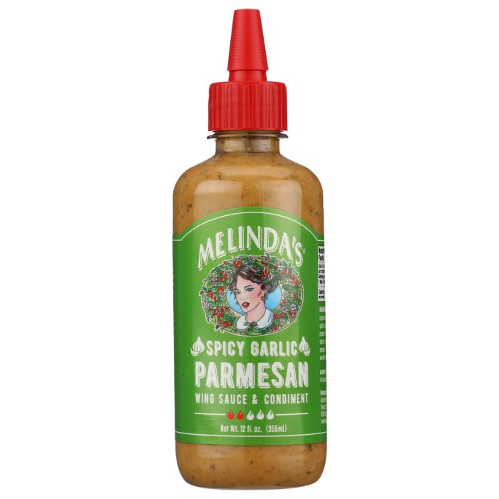 MELINDAS: Sauce Spcy Glrc Parm, 12 oz
