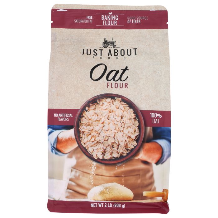 JUST ABOUT FOODS: Oat Flour, 2 lb