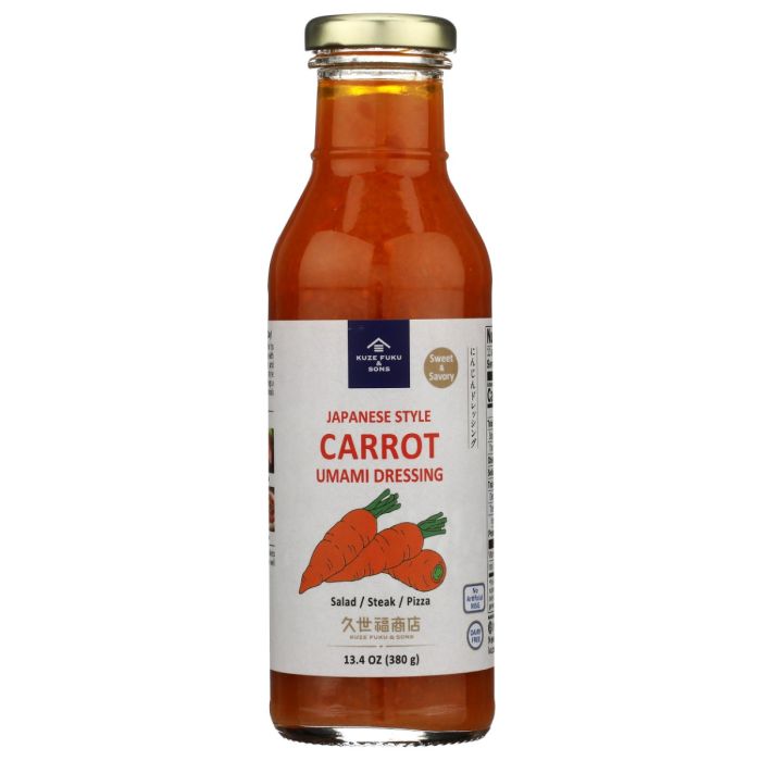 KUZE FUKU AND SONS: Japanese Style Carrot Umami Dressing 13.4 oz