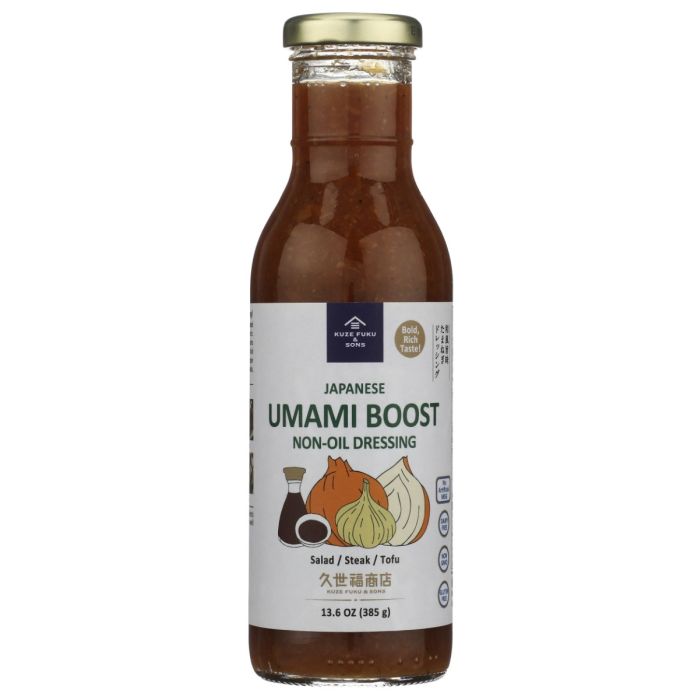 KUZE FUKU AND SONS: Japanese Umami Boost Non-Oil Dressing, 13.6 oz