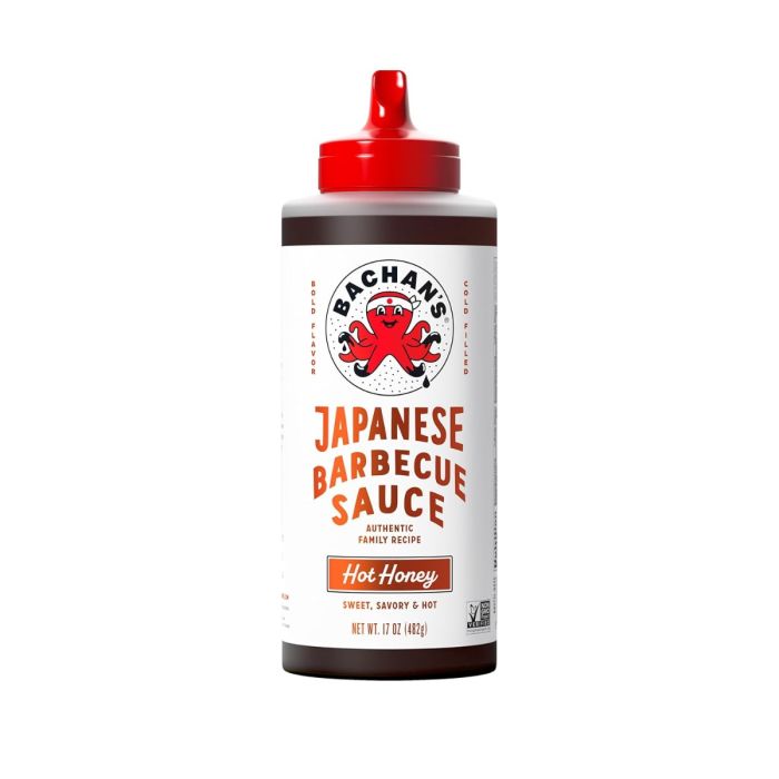 BACHAN'S: Hot Honey Japanese Barbecue Sauce, 17 oz