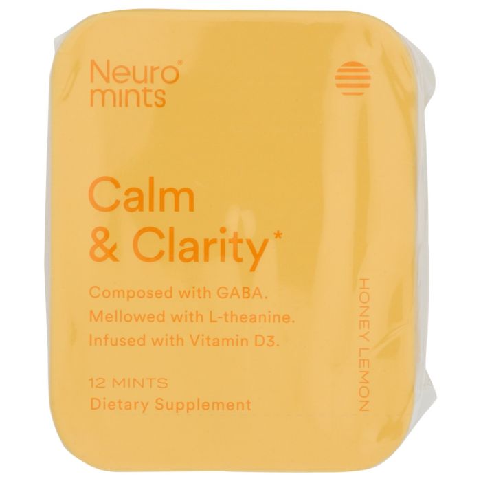 NEURO: Calm and Clarity Honey Lemon Mints, 12 pc