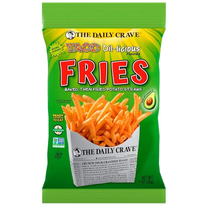 THE DAILY CRAVE: Taco Dil-licious Crunchy Fries, 1 oz
