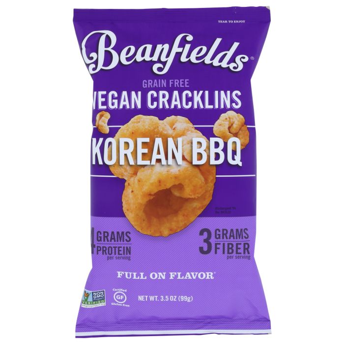 BEANFIELDS: Cracklins Korean Bbq, 3.5 oz