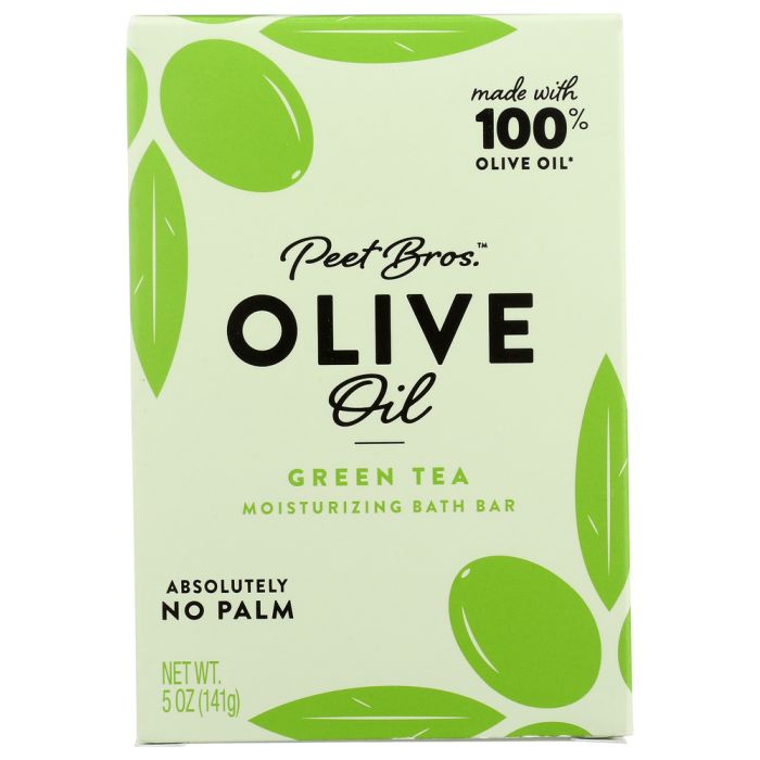 PEET BROS: Olive Oil Green Tea Soap, 5 oz