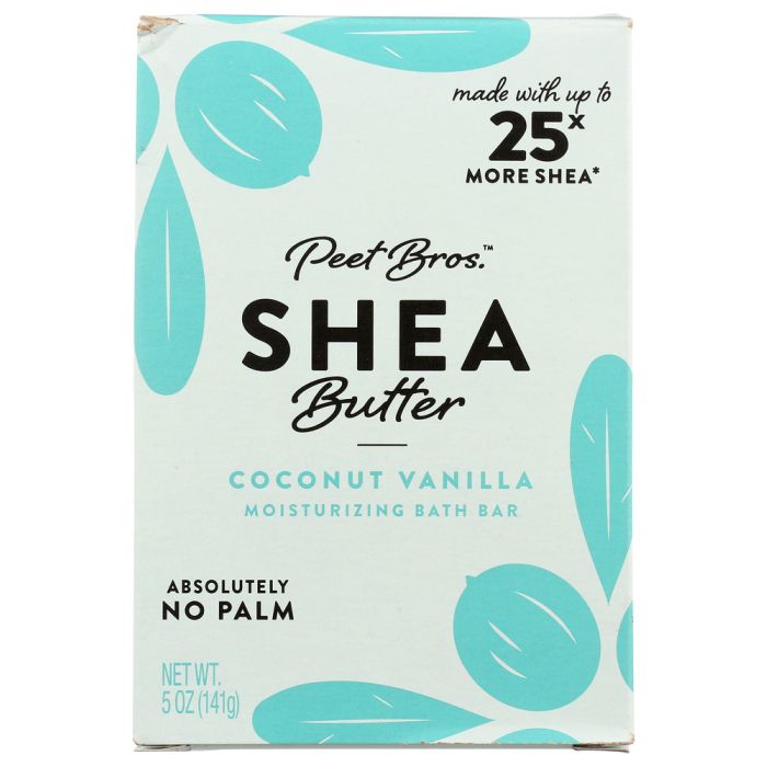 PEET BROS: Shea Butter Coconut Vanilla Soap, 5 oz
