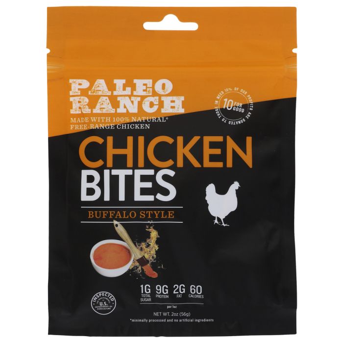 PALEO RANCH: Buffalo Style Chicken Bites, 2 oz