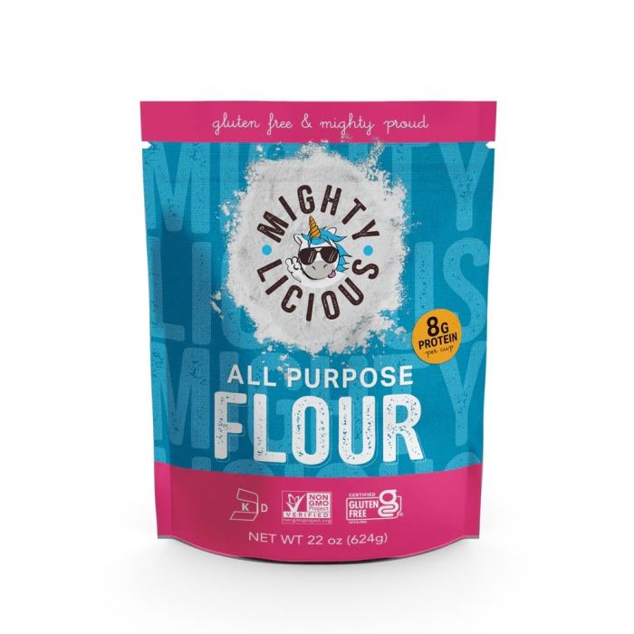 MIGHTYLICIOUS: Gluten Free All Purpose Flour, 22 oz
