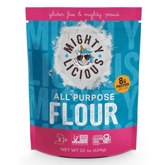 MIGHTYLICIOUS: Gluten Free All Purpose Flour, 22 oz