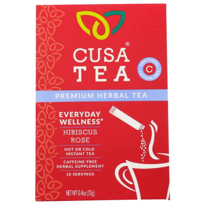 CUSA TEA: Everyday Wellness Herbal Tea, 10 ea
