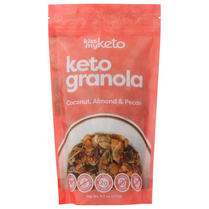 KISS MY KETO: Granola Ccnut Almnd Pecan, 9.5 oz