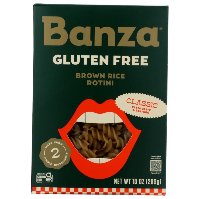BANZA: Brown Rice Rotini Gluten Free, 10 oz