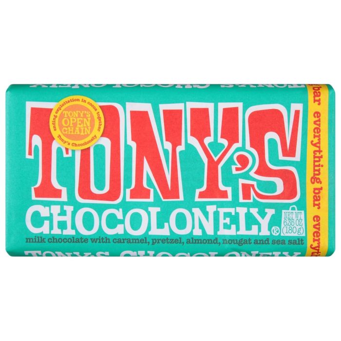 TONY'S CHOCOLONELY: Everything Chocolate Bar, 6.35 oz