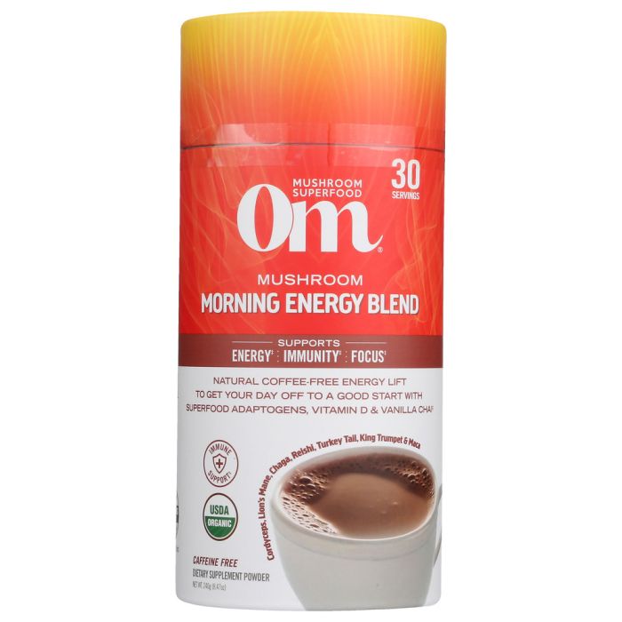 OM MUSHROOMS: Morning Energy Blend, 240 gm