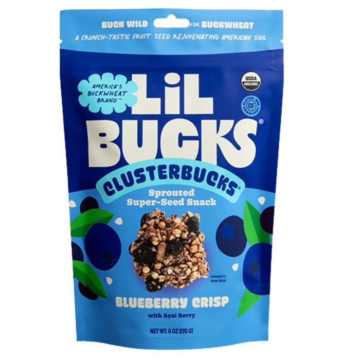 LIL BUCKS: Blueberry Crisp Clusterbucks, 6 oz