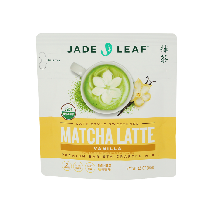 JADE LEAF: Matcha Latte Vanilla Mix, 2.5 oz
