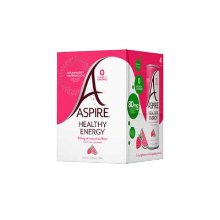 ASPIRE: Strawberry Watermelon Healthy Energy Drink 4Pk, 48 fo