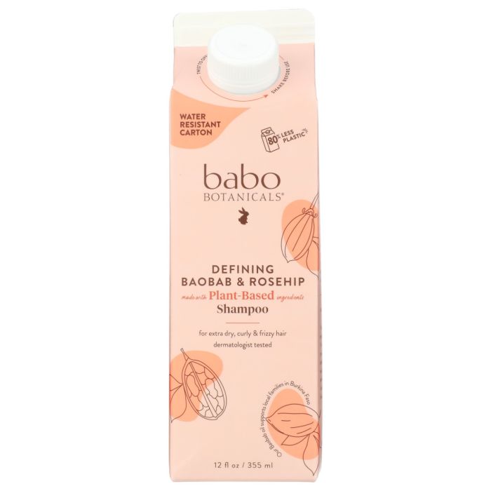 BABO BOTANICALS: Defining Shampoo Baobab And Rosehip, 12 fo