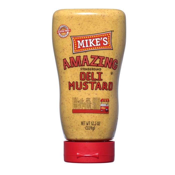 MIKE'S AMAZING: Stoneground Deli Mustard, 12.5 oz