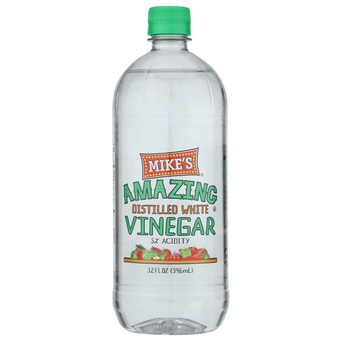 MIKES AMAZING: Amazing Distilled White Vinegar 5 Percent Acidity, 32 oz