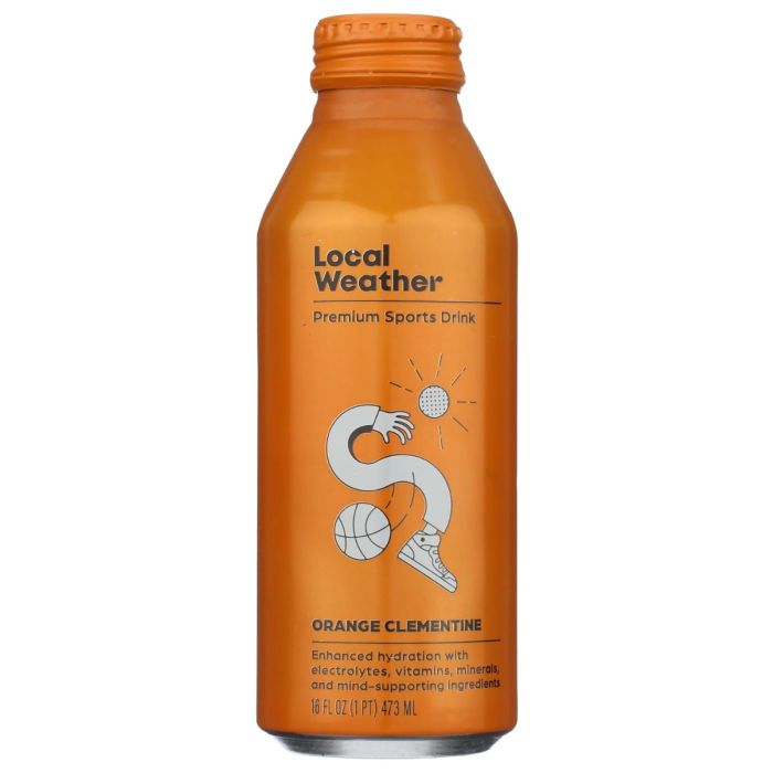 LOCAL WEATHER: Orange Clementine Premium Sports Drink, 16 fo