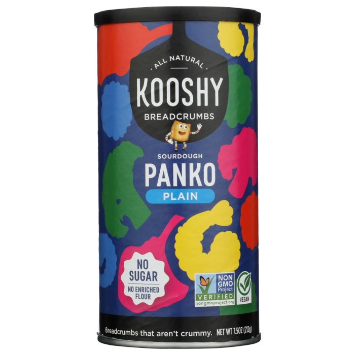 KOOSHY: Plain Panko Breadcrumbs, 7.5 oz
