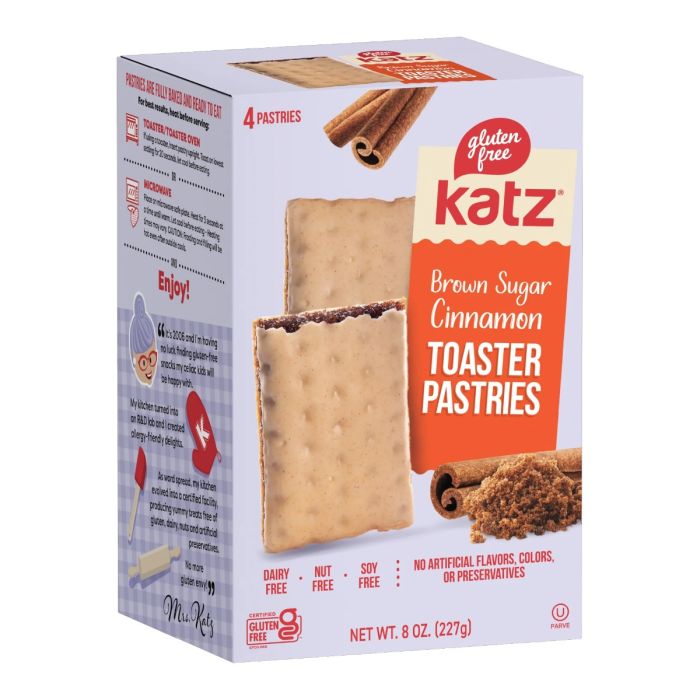 KATZ: Brown Sugar Cinnamon Toaster Pastries, 8 oz
