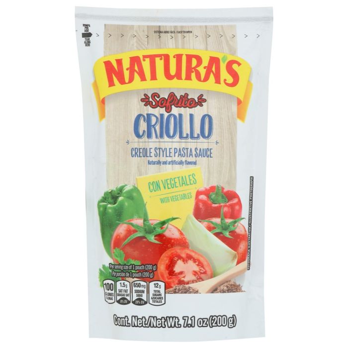 NATURAS: Sofrito Criollo Style Pasta Sauce, 7.1 oz