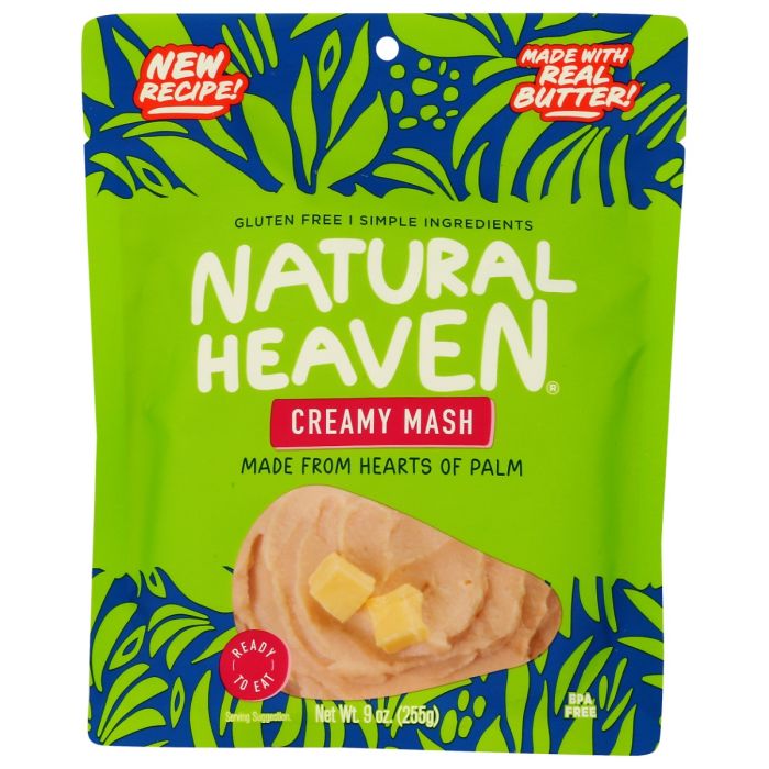 NATURAL HEAVEN: Creamy Mash Hearts of Palm, 9 oz